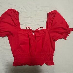 Off shoulder crop top Only